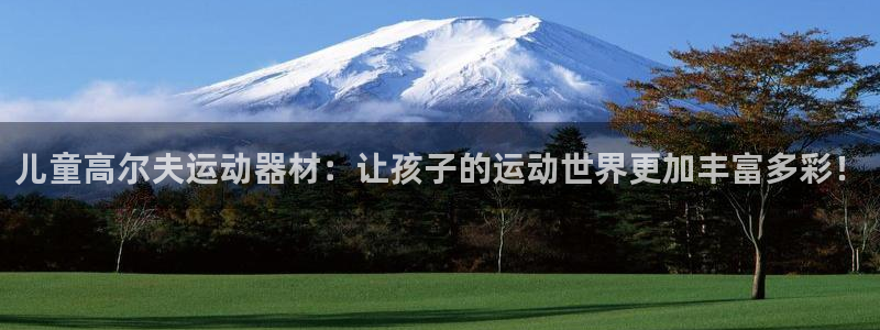 九游体育官网下载平台假的吗是真的吗:儿童高尔夫运动器材:让孩